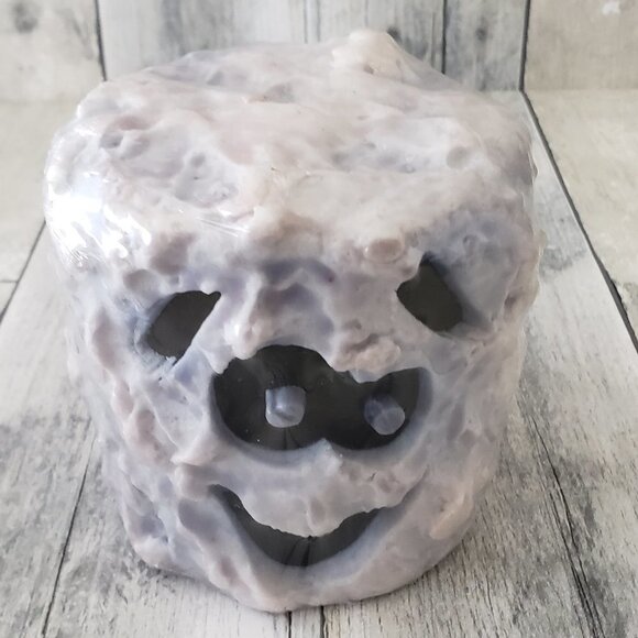 Sealed - Mummy Halloween Wax Burning Pillar Candle - Picture 1 of 4
